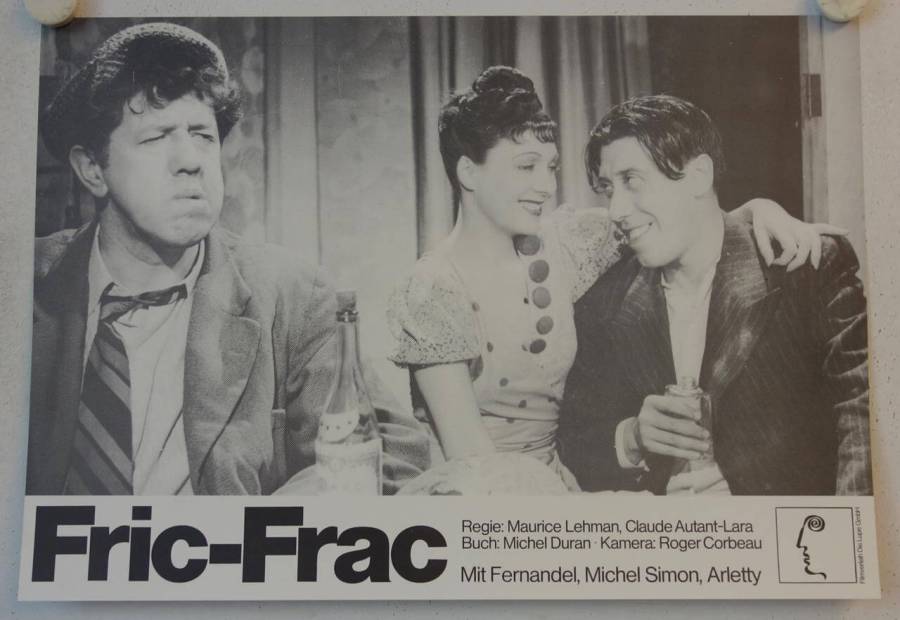 Fric-Frac originales deutsches Filmplakat (R70s)